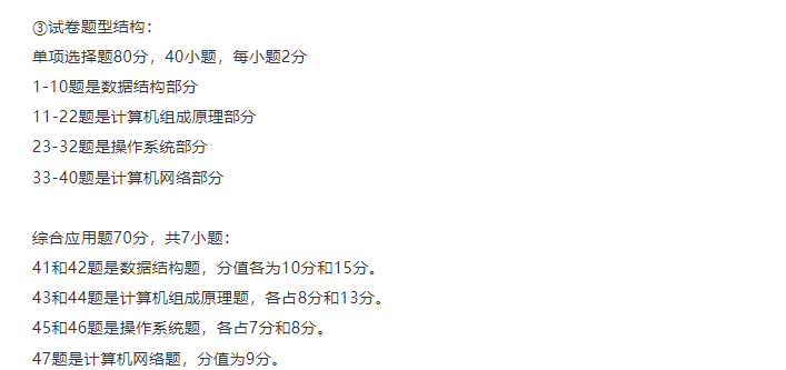 2022考研热门考试专业考试科目及分值